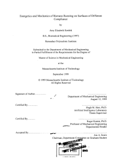 Energetics and Mechanics of Humans Running on