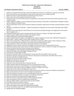 45. Define and explain the concept of Corporate Restructuring. 46
