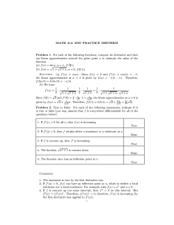 Practice Midterm solutions