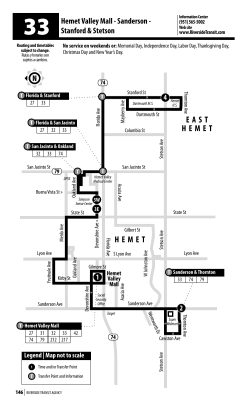 hemet east hemet - Riverside Transit Agency