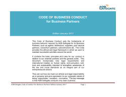 Code of conduct