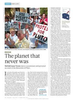 The planet that never was