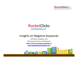 negative keyword slides