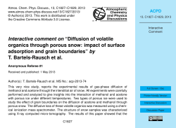 Diffusion of volatile organics through porous snow: impact of