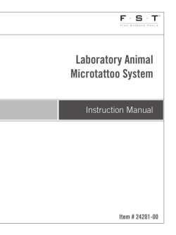 Laboratory Animal Microtattoo System