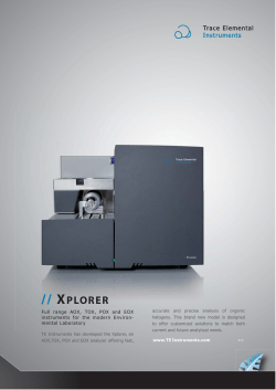 // XPLORER - Opheleia Instruments