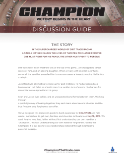 discussion guide - championthemovie.com