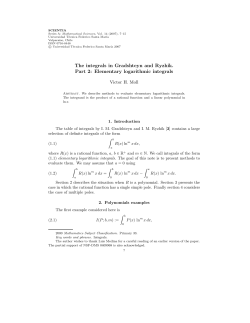 The integrals in Gradshteyn and Ryzhik. Part 2: Elementary