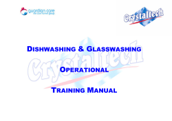 Dishwashing Training Guide