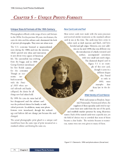 chapter 5 ~ unique photo formats