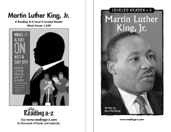 Martin Luther King, Jr.