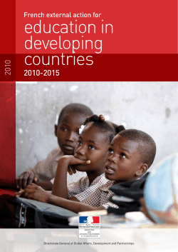 education in developing countries