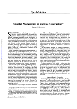 Quantal Mechanisms in Cardiac Contraction