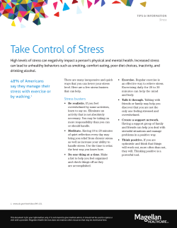 Take Control of Stress