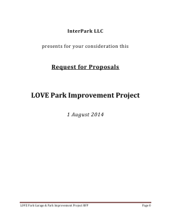 LOVE Park Improvement Project - Preservation Alliance for Greater