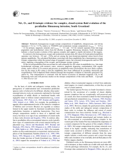 Nd-, O-, and H-isotopic evidence for complex, closed