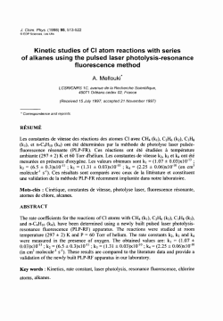 Kinetic studies of CI atom reactions with series of alkanes using the