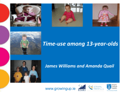 Time-use among 13-year-olds