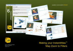 Making your InstantAtlas Map Zoom to Filters