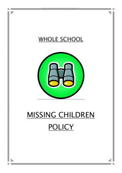 Missing Child Policy - Rochford Primary and Nursery School