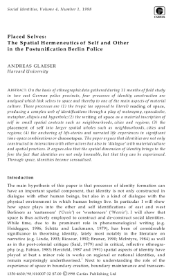 Placed Selves - Create and Use Your home.uchicago.edu Account