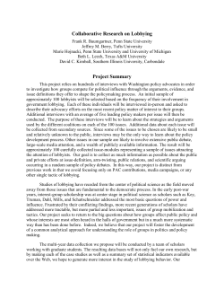 A subtle paradigm shift is moving interest group research away from