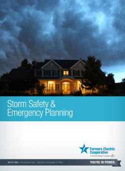 Storm Safety  - Farmers Electric Cooperative