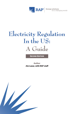Electricity Regulation In the US: A Guide