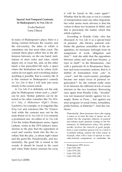 SymCity 2 (2008) 1 Spacial And Temporal Contrasts In