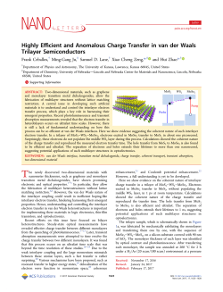 Highly Efficient and Anomalous Charge Transfer in van der Waals
