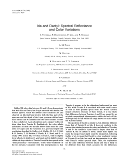 Ida and Dactyl: Spectral Reflectance and Color Variations