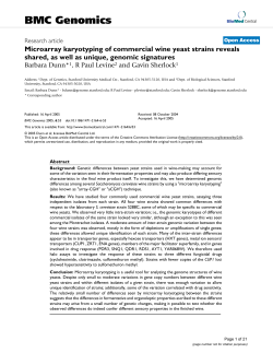 Microarray karyotyping of commercial wine yeast strains reveals