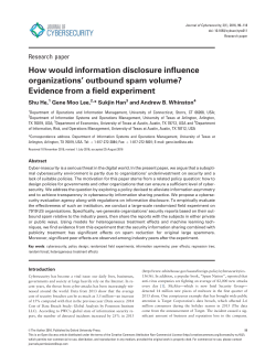Evidence from a field experiment