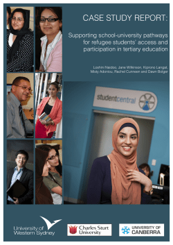 case study report - Charles Sturt University