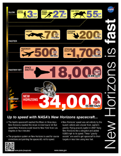 Up to speed with NASA`s New Horizons spacecraft... - Pluto