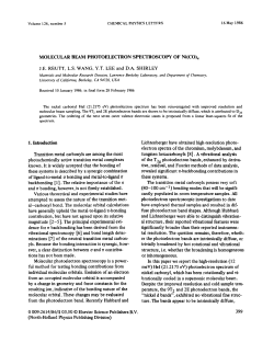 MOLECULAR BEAM PHOTOELECTRON SPECTROSCOPY OF Ni