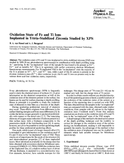 Oxidation state of Fe and Ti ions implanted in yttria-stabilized
