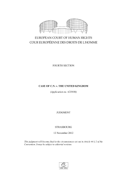 C.N. v. The United Kingdom