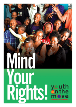 Mind your Rights! - Youth on the Move Kenya