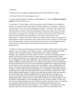 Nepali - Database for Indigenous Cultural Evolution (DICE)
