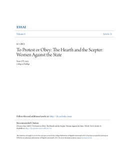 The Hearth and the Scepter: Women Against the State