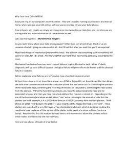 Hard drives - Computer Tamers