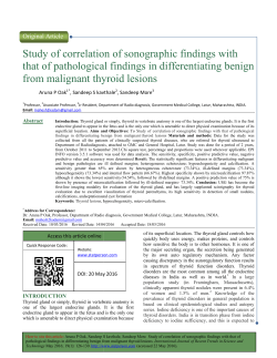 Study of correlation of that of pathological from