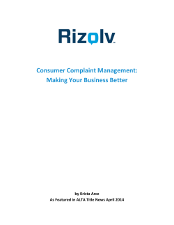 Consumer Complaint Management: Making Your Business Better