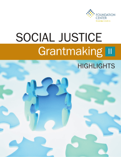 Social Justice Grantmaking II