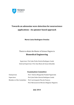 Towards an adenosine wave detection for
