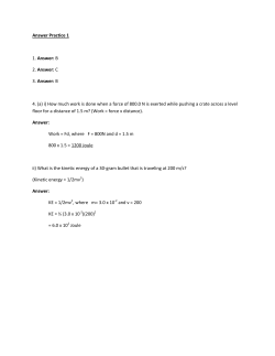 Answer Practice 1 1. Answer