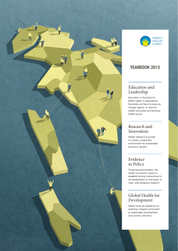 WHS Yearbook 2013 - InterAcademy Medical Panel