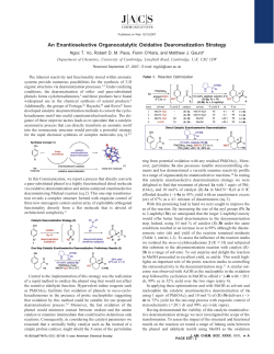 An Enantioselective Organocatalytic Oxidative