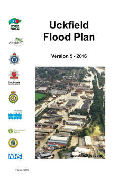 uckfield flood plan version 5 2016 edition